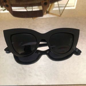 ASOS black cat eye sunglasses